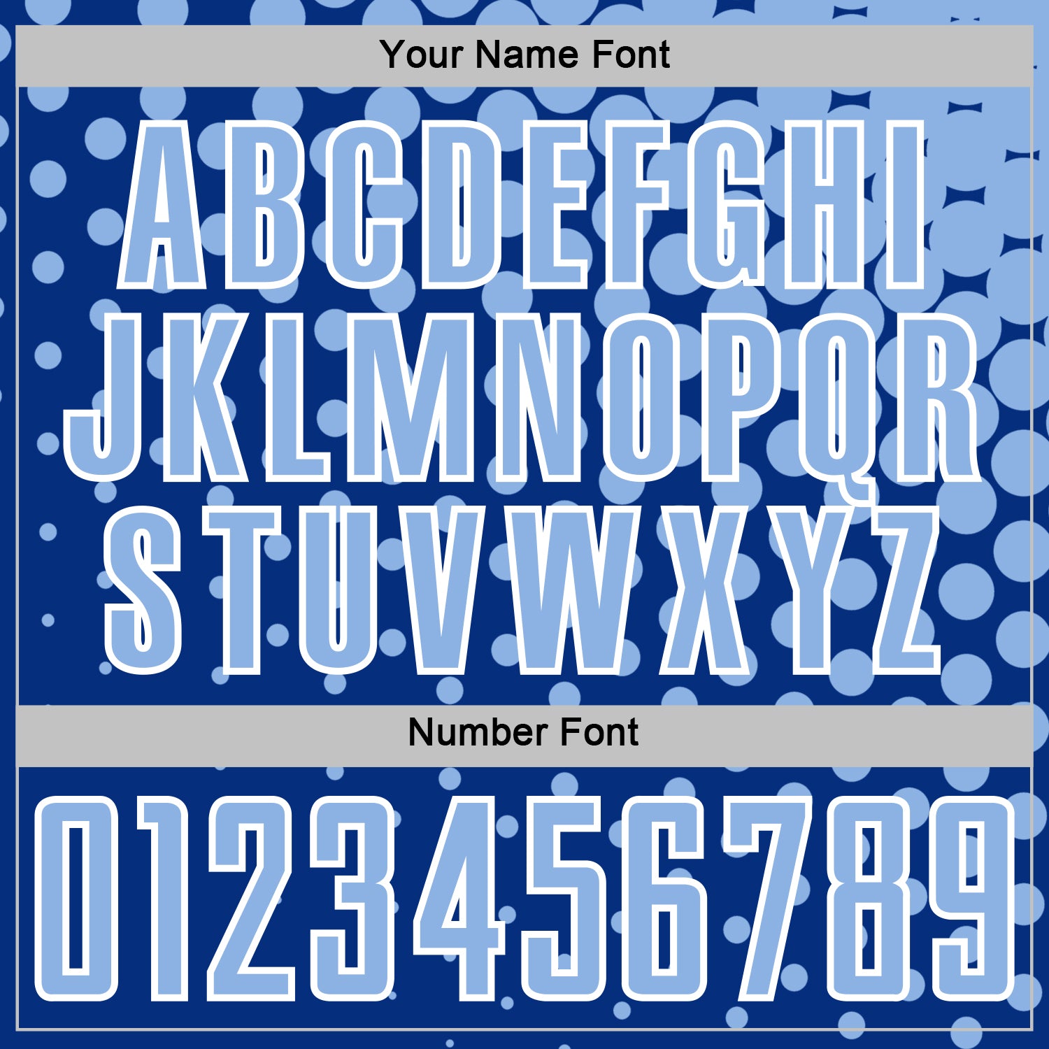 Custom Royal Light Blue-White Modern Polka Dot Sublimation Soccer Uniform Jersey