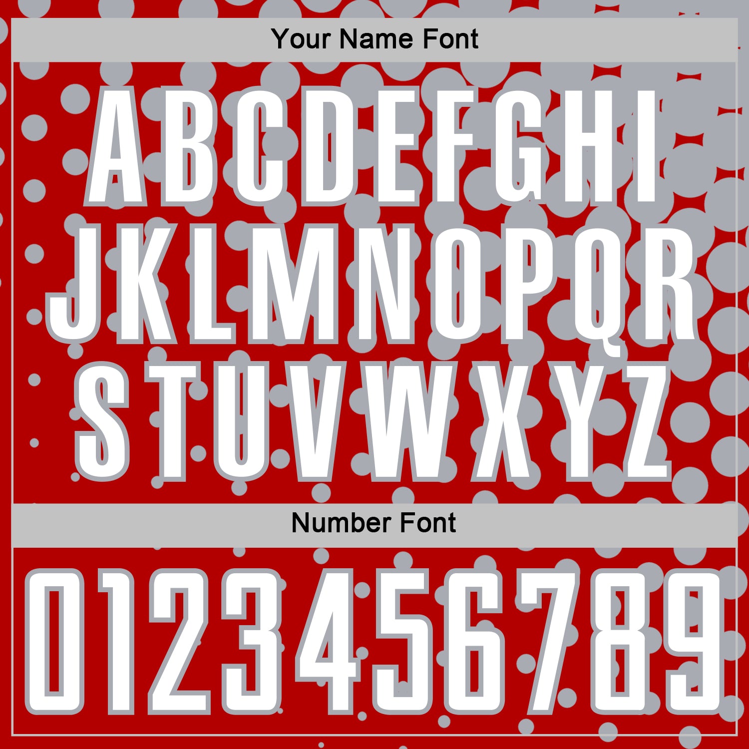 Custom Red White-Gray Modern Polka Dot Sublimation Soccer Uniform Jersey