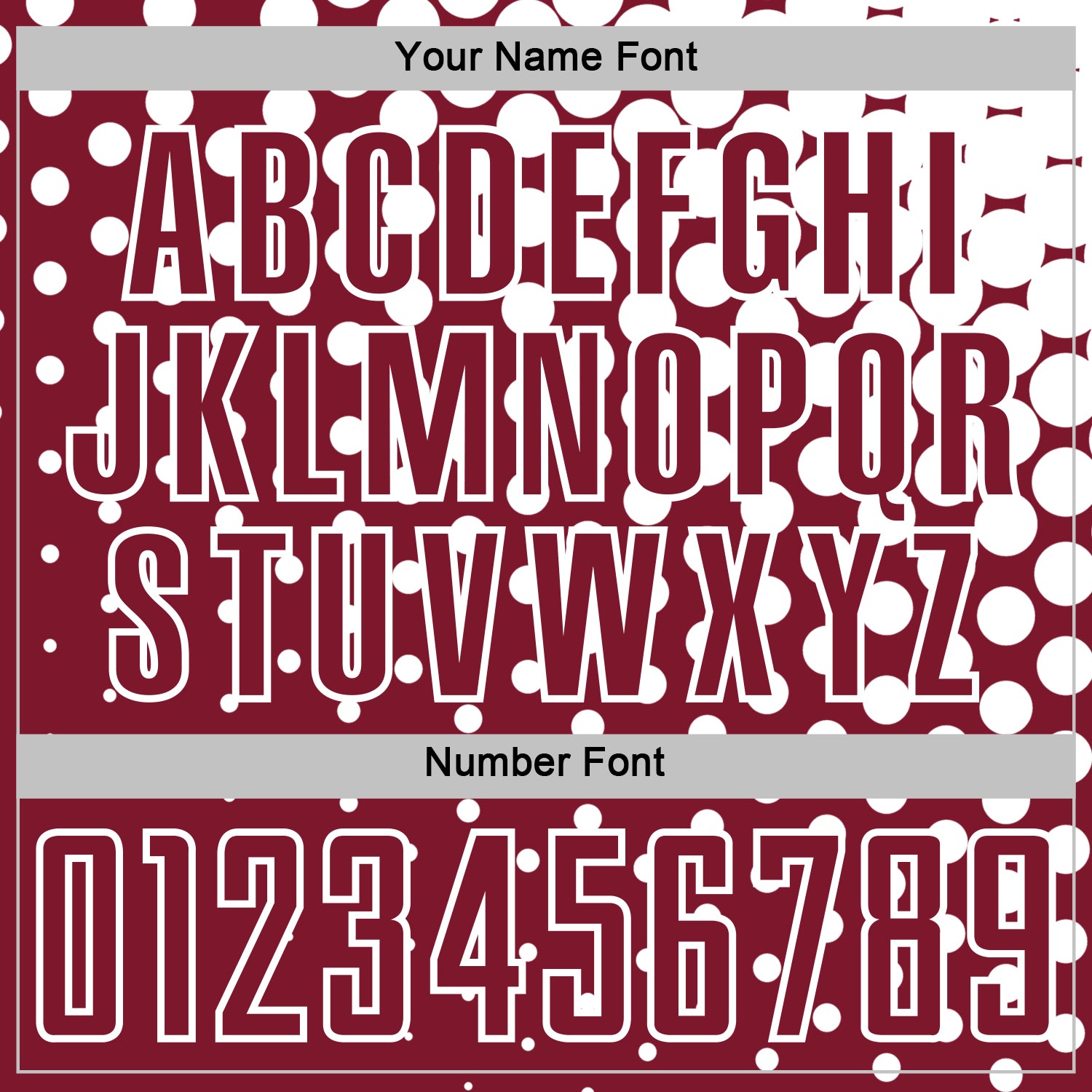 Custom Crimson White Modern Polka Dot Sublimation Soccer Uniform Jersey