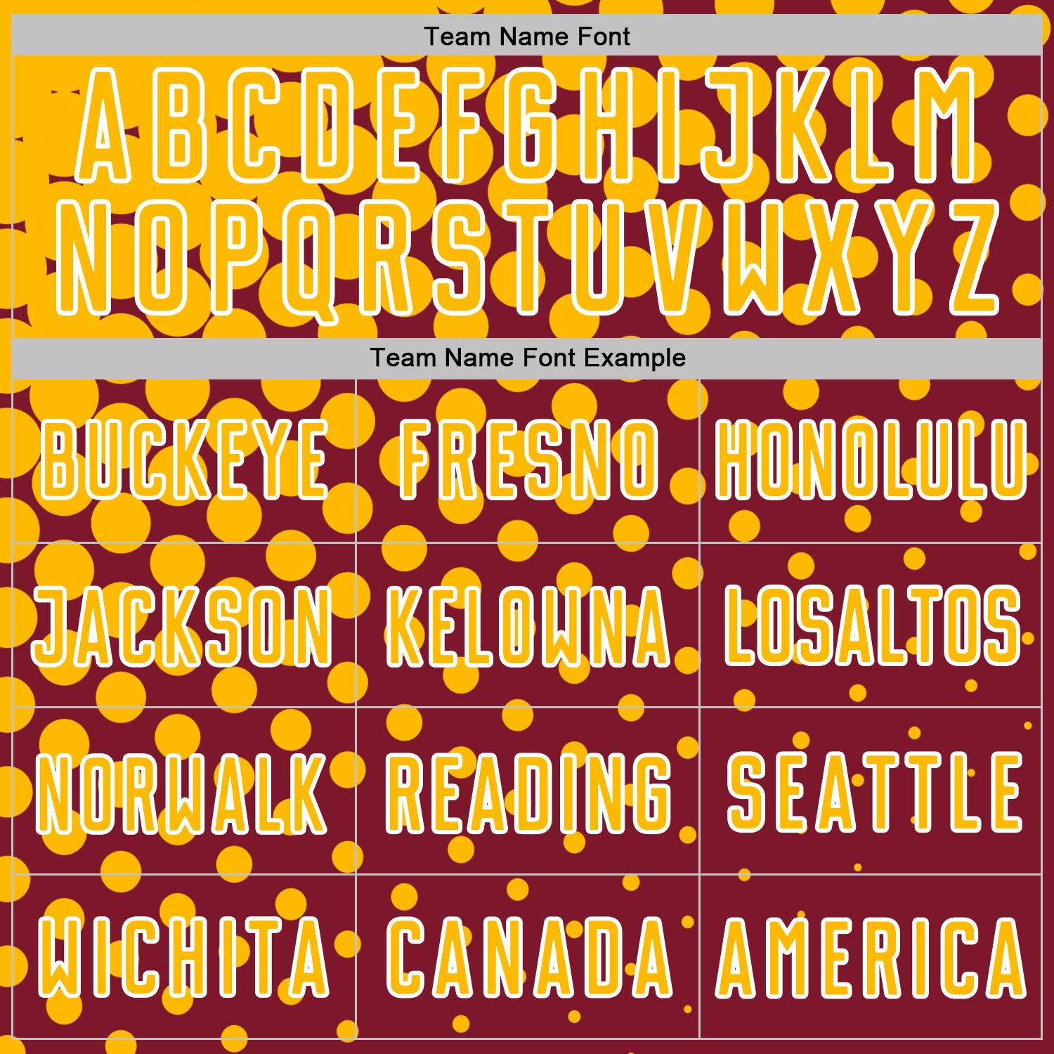 Custom Crimson Gold-White Modern Polka Dot Sublimation Soccer Uniform Jersey