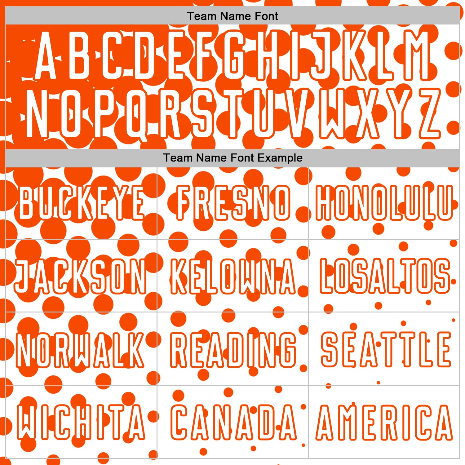 Custom White Orange Modern Polka Dot Sublimation Soccer Uniform Jersey