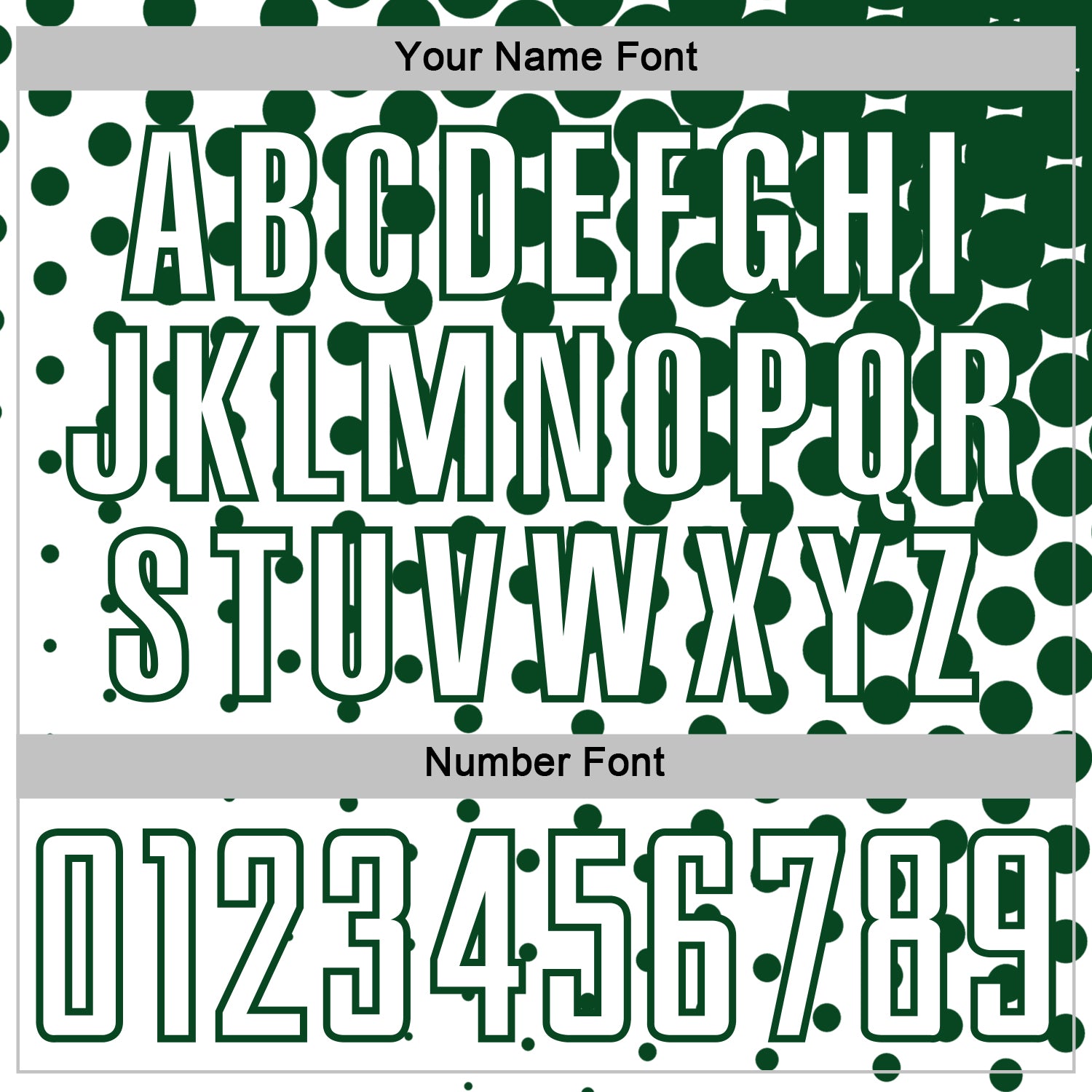 Custom White Green Modern Polka Dot Sublimation Soccer Uniform Jersey