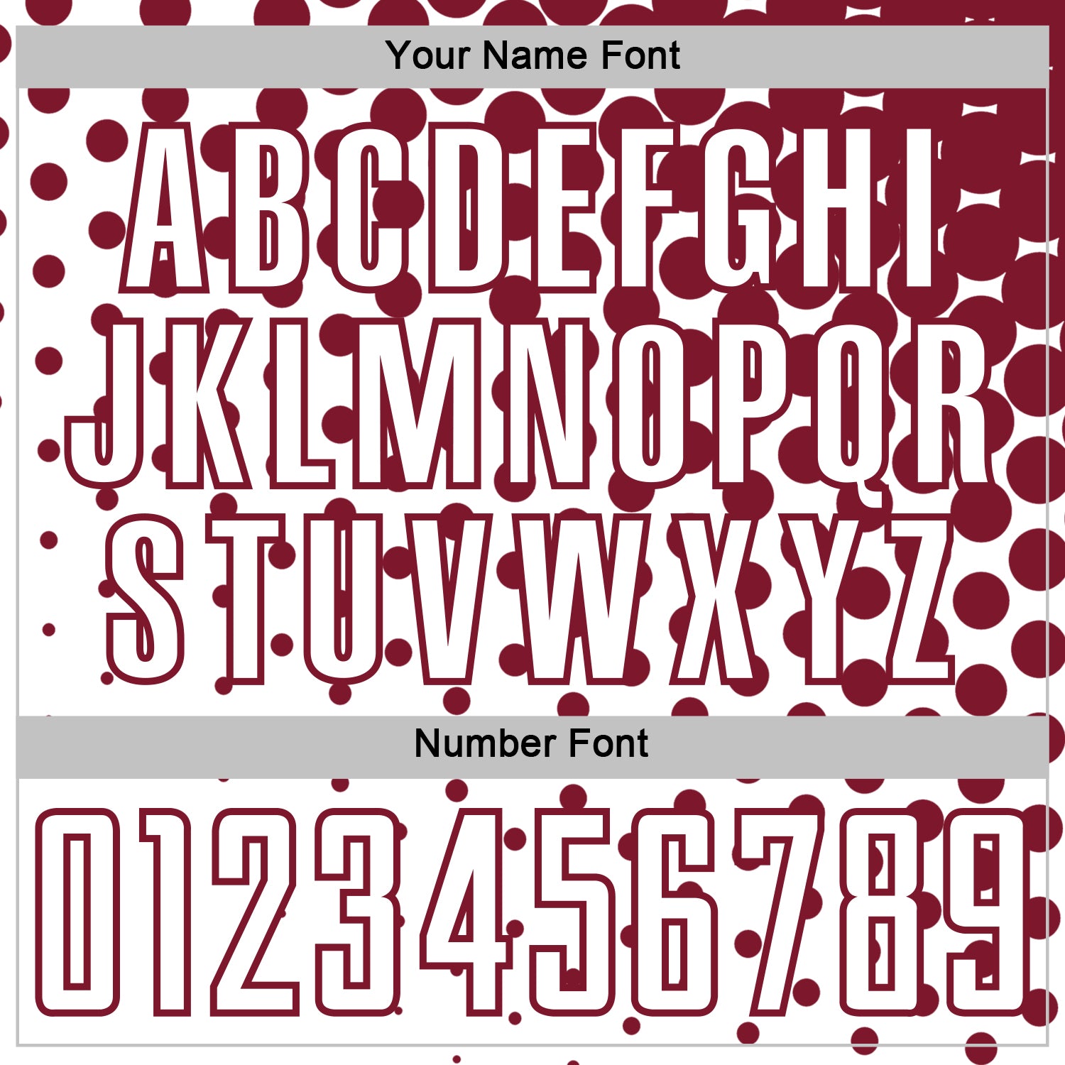 Custom White Crimson Modern Polka Dot Sublimation Soccer Uniform Jersey