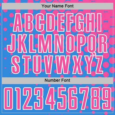 Custom Powder Blue Pink-White Modern Polka Dot Sublimation Soccer Uniform Jersey