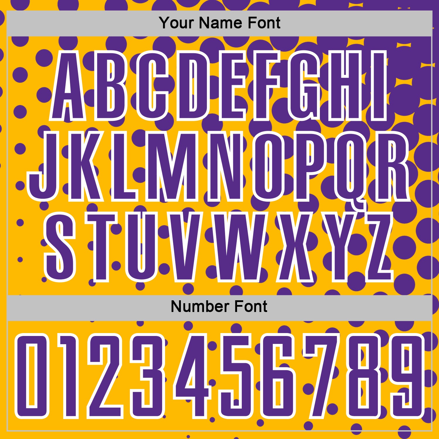 Custom Gold Purple-White Modern Polka Dot Sublimation Soccer Uniform Jersey