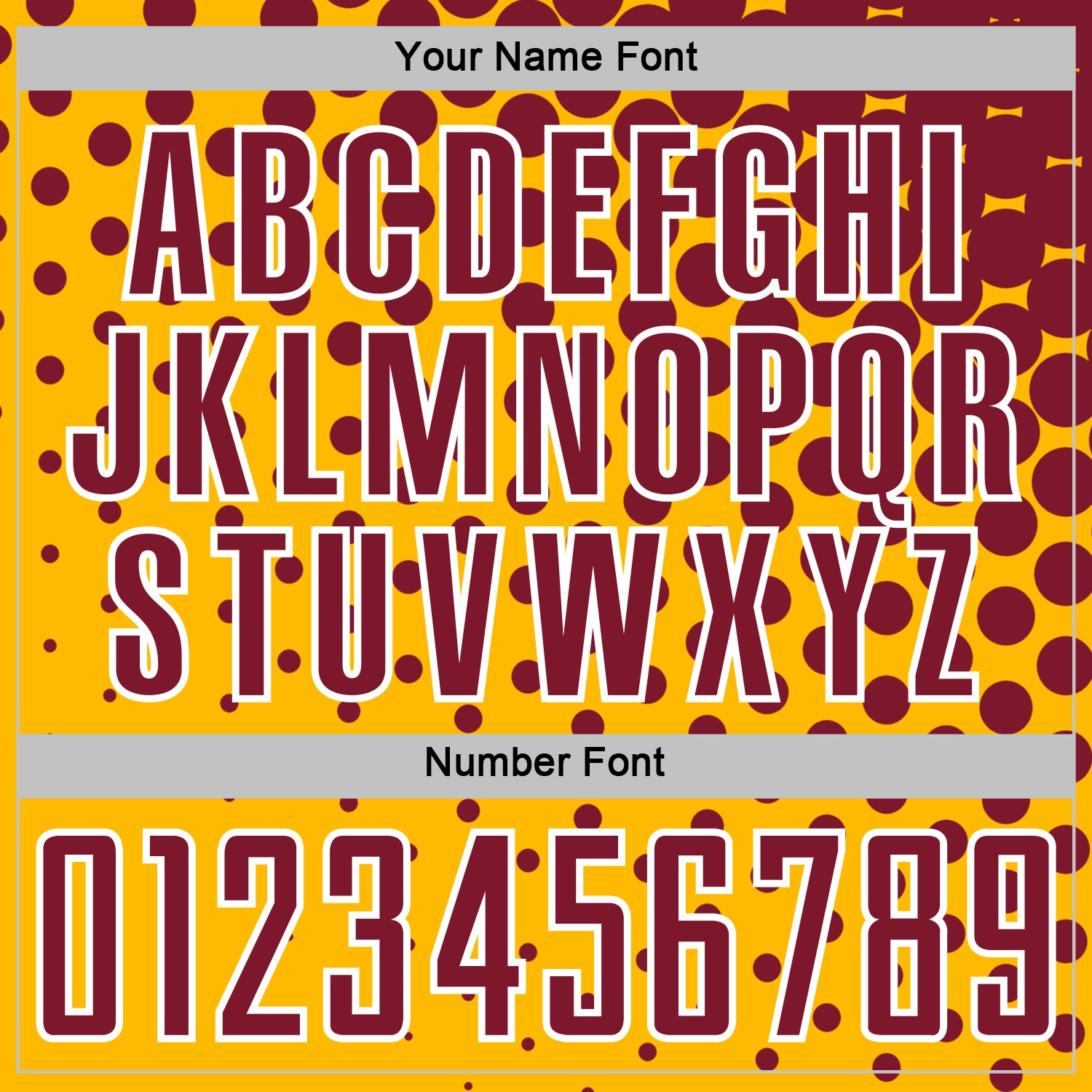 Custom Gold Crimson-White Modern Polka Dot Sublimation Soccer Uniform Jersey