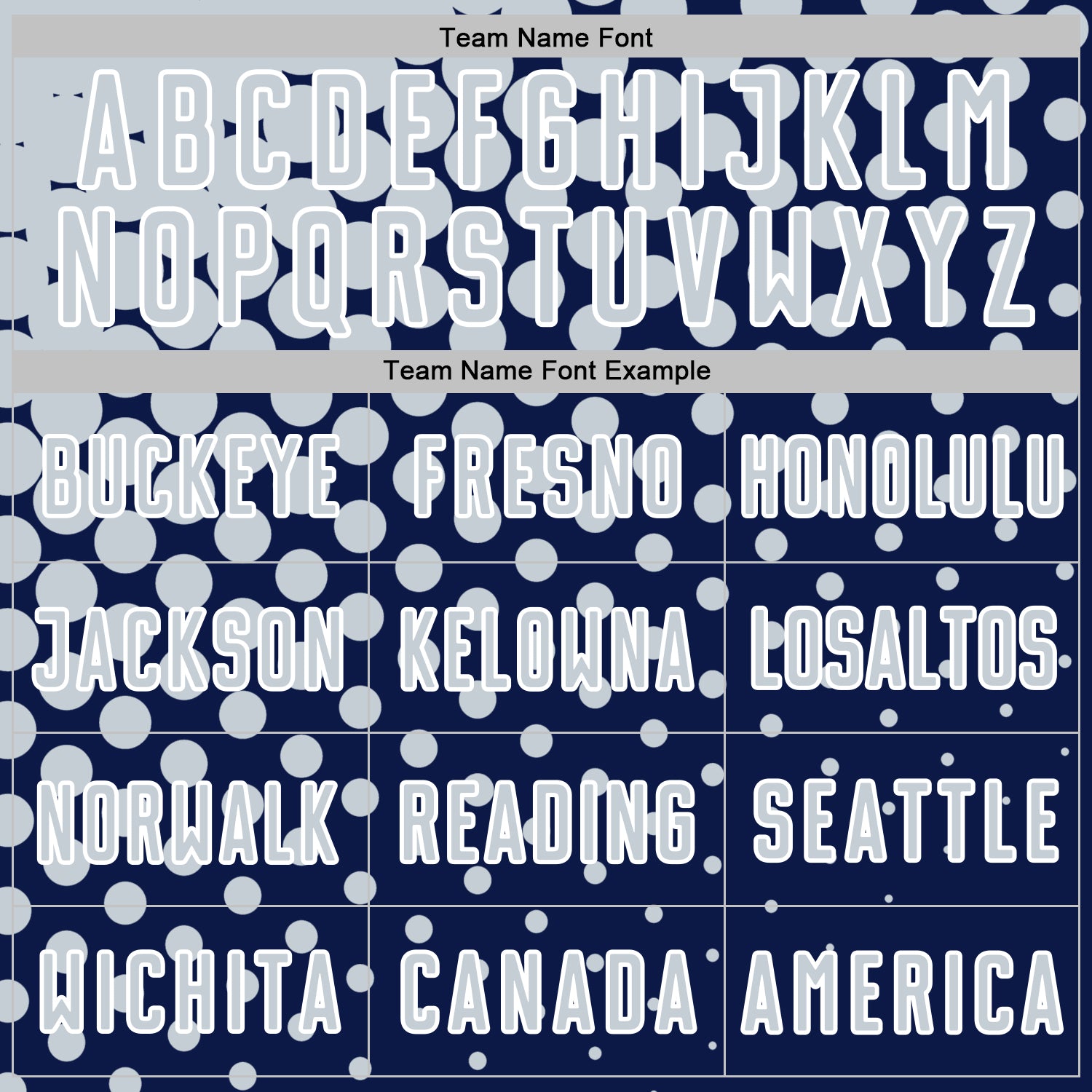 Custom Navy Silver-White Modern Polka Dot Sublimation Soccer Uniform Jersey