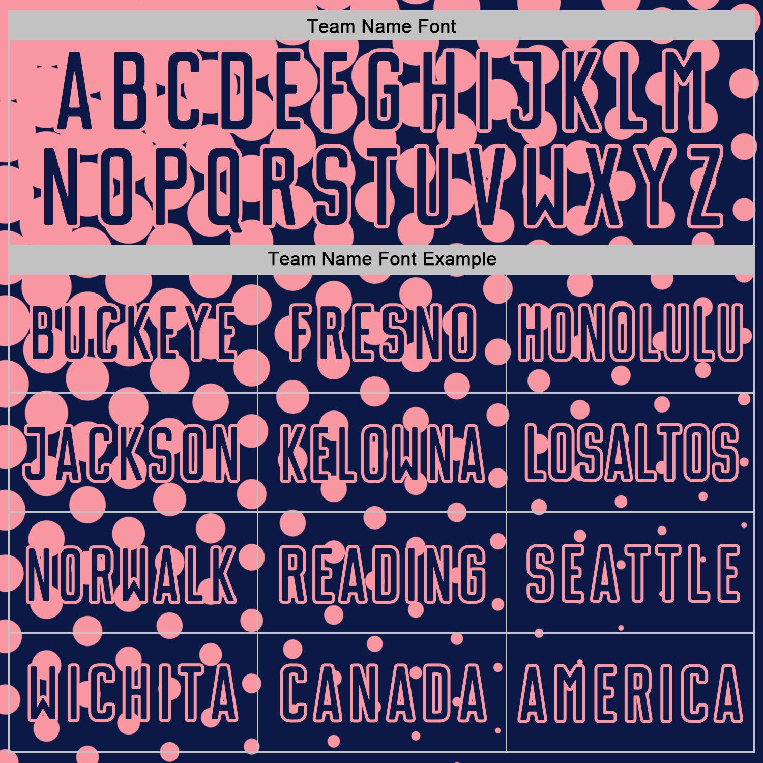 Custom Navy Medium Pink Modern Polka Dot Sublimation Soccer Uniform Jersey