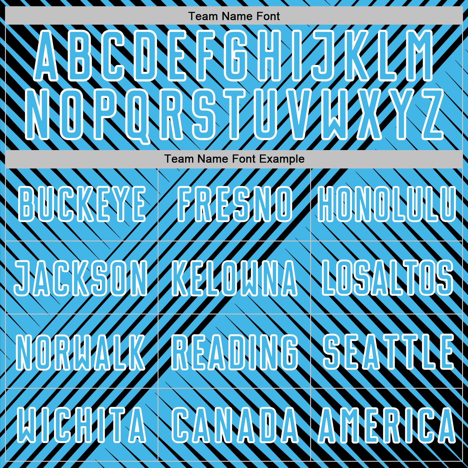 Custom Black Sky Blue-White Line Sublimation Soccer Uniform Jersey