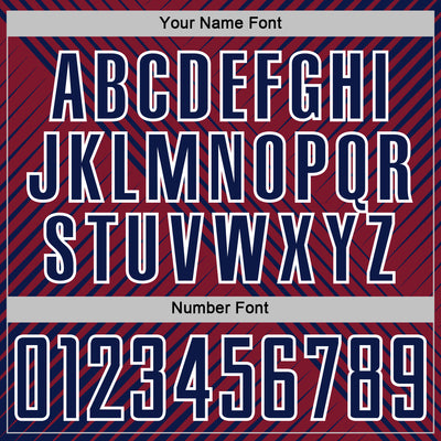 Custom Navy Crimson-White Line Sublimation Soccer Uniform Jersey