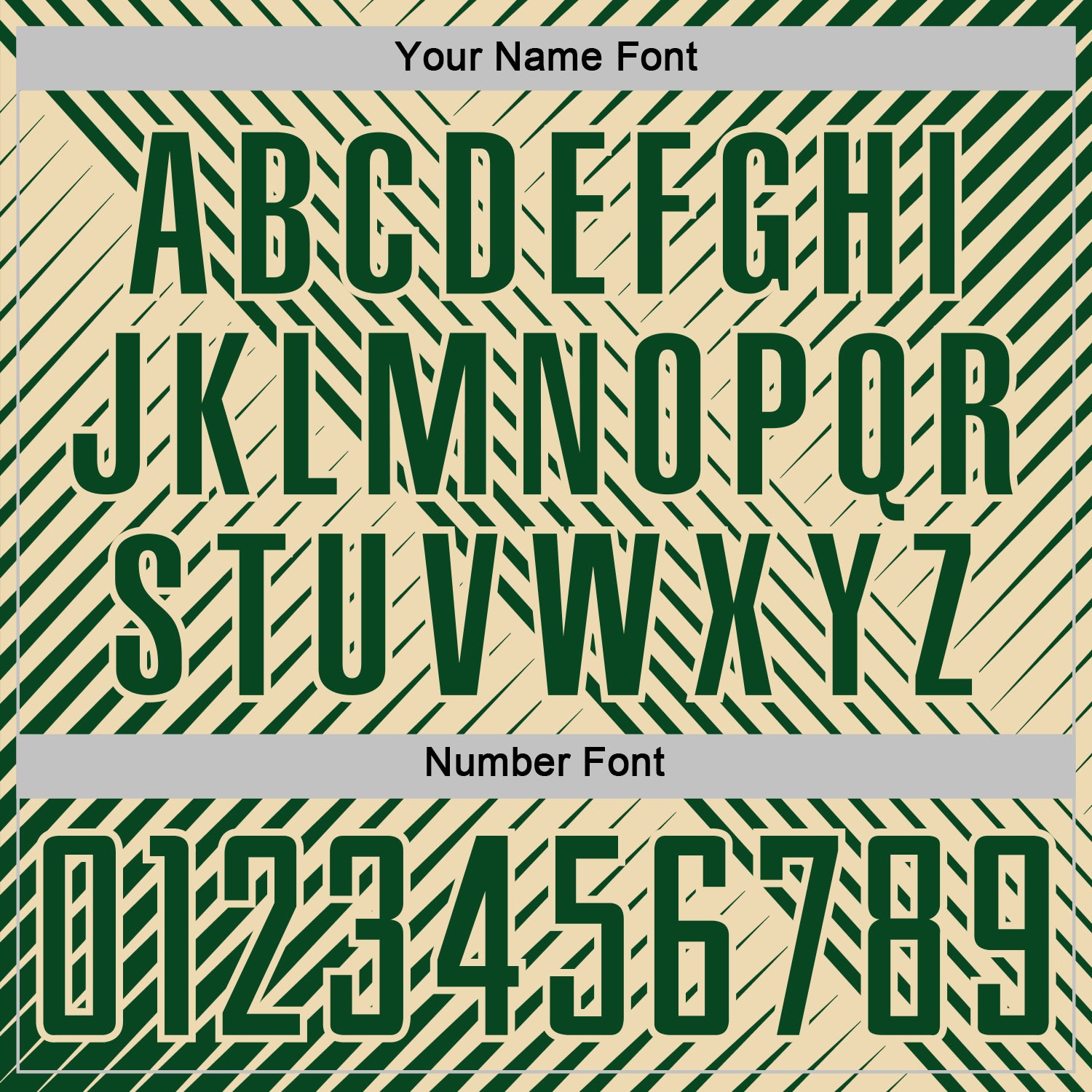 Custom Green Cream Line Sublimation Soccer Uniform Jersey