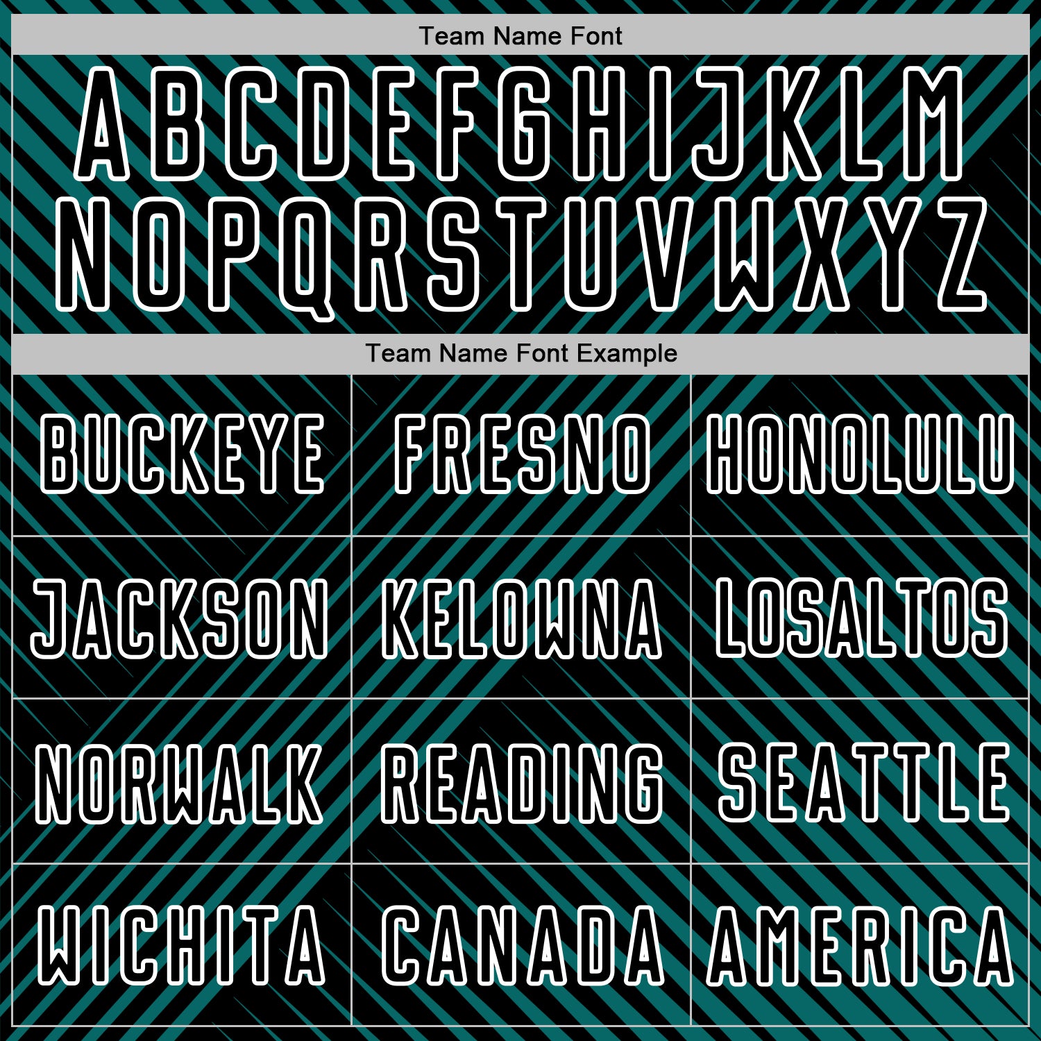 Custom Teal Black-White Line Sublimation Soccer Uniform Jersey