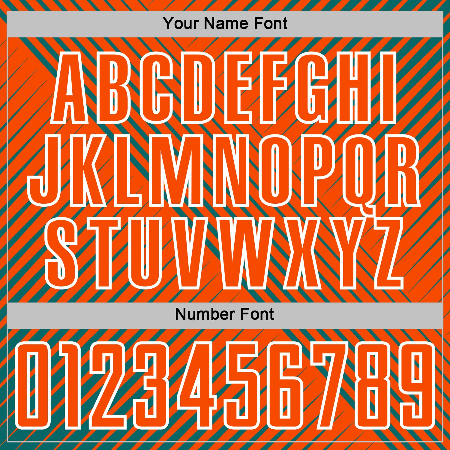 Custom Teal Orange-White Line Sublimation Soccer Uniform Jersey