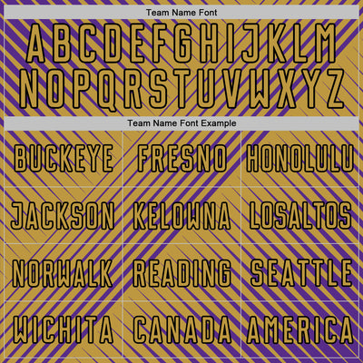 Custom Purple Old Gold-Black Line Sublimation Soccer Uniform Jersey