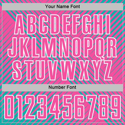 Custom Aqua Pink-White Line Sublimation Soccer Uniform Jersey