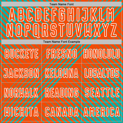 Custom Aqua Orange-White Line Sublimation Soccer Uniform Jersey