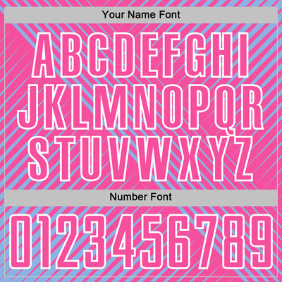 Custom Light Blue Pink-White Line Sublimation Soccer Uniform Jersey