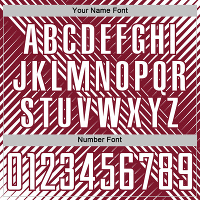 Custom White Crimson Line Sublimation Soccer Uniform Jersey