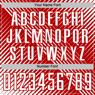 Custom White Red Line Sublimation Soccer Uniform Jersey