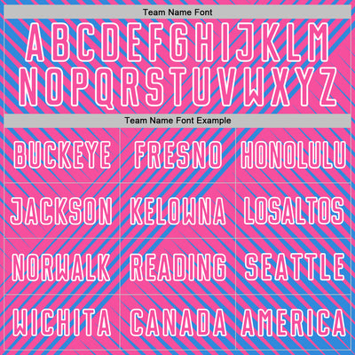 Custom Powder Blue Pink-White Line Sublimation Soccer Uniform Jersey