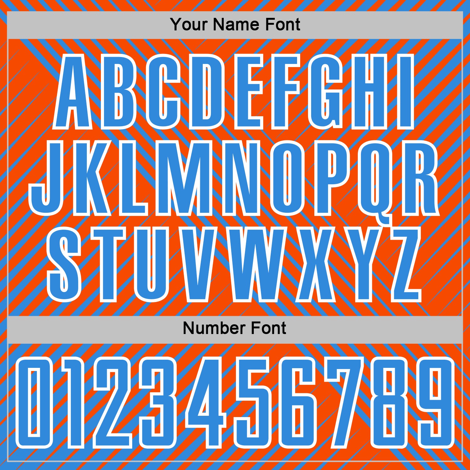 Custom Powder Blue Orange-White Line Sublimation Soccer Uniform Jersey