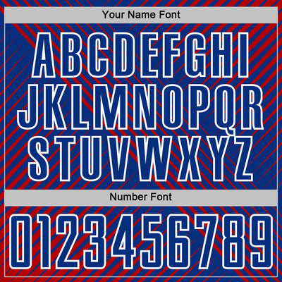 Custom Red Royal-White Line Sublimation Soccer Uniform Jersey