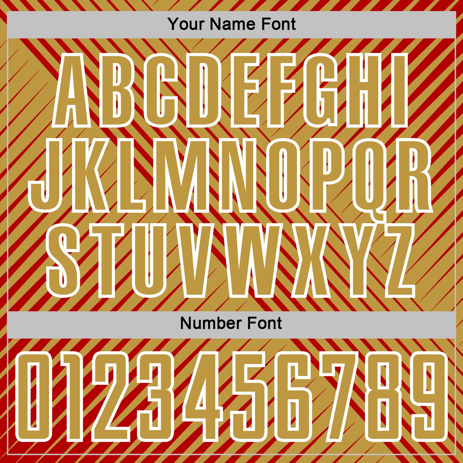 Custom Red Old Gold-White Line Sublimation Soccer Uniform Jersey