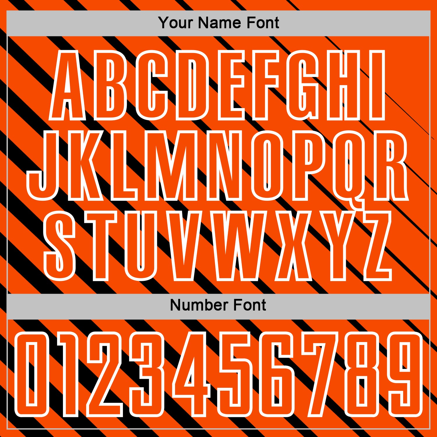 Custom Black Orange-White Lines Sublimation Soccer Uniform Jersey