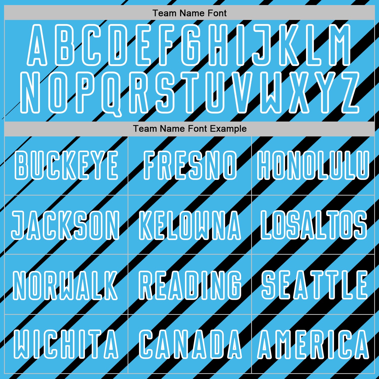 Custom Black Sky Blue-White Lines Sublimation Soccer Uniform Jersey