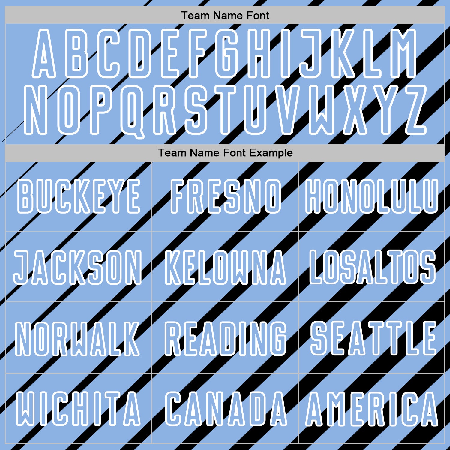 Custom Black Light Blue-White Lines Sublimation Soccer Uniform Jersey