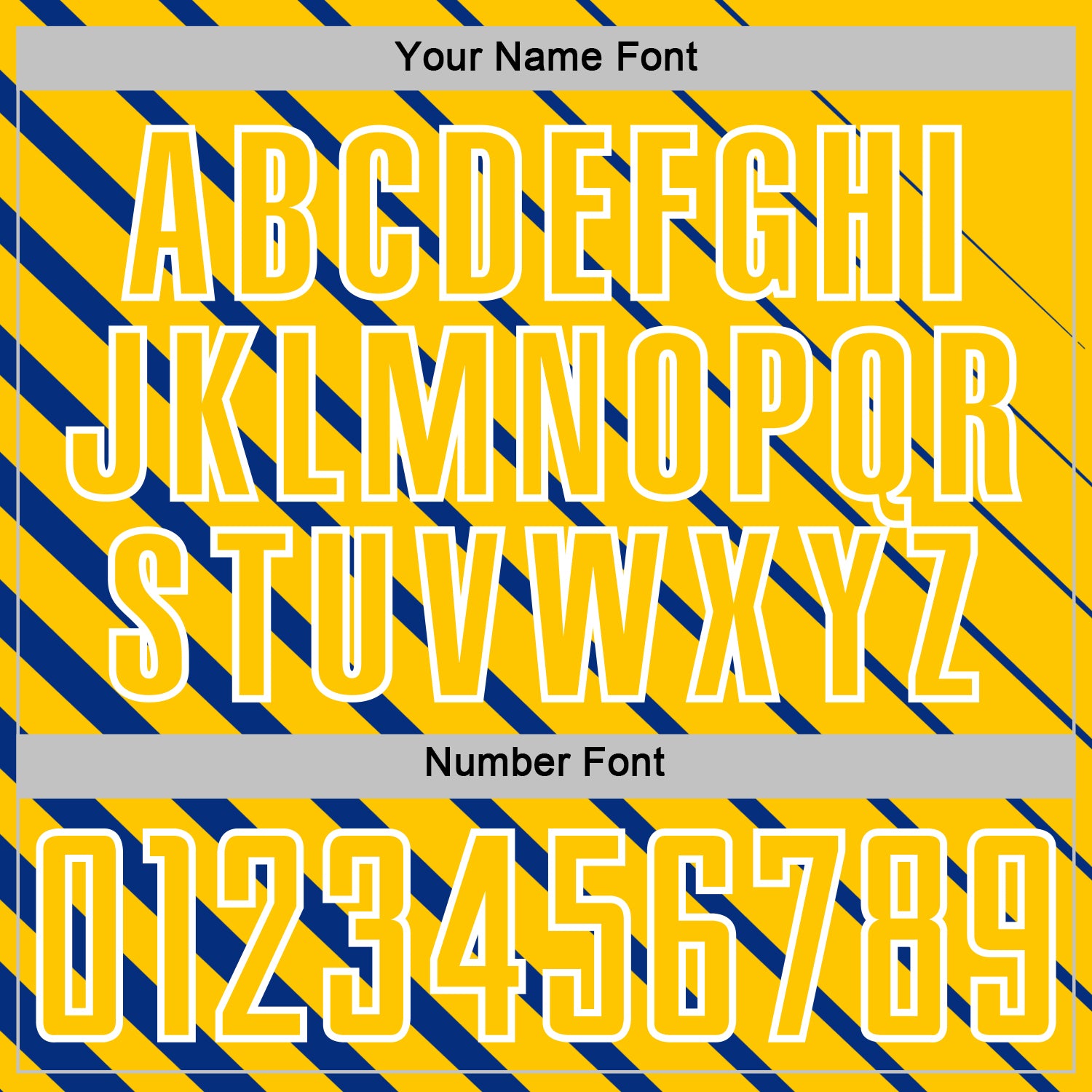 Custom Royal Yellow-White Lines Sublimation Soccer Uniform Jersey