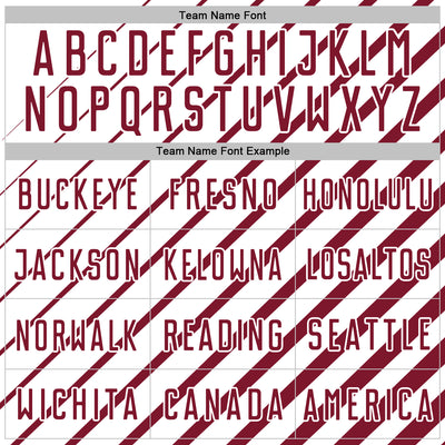 Custom Crimson White Lines Sublimation Soccer Uniform Jersey