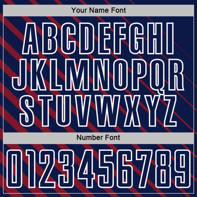 Custom Crimson Navy-White Lines Sublimation Soccer Uniform Jersey