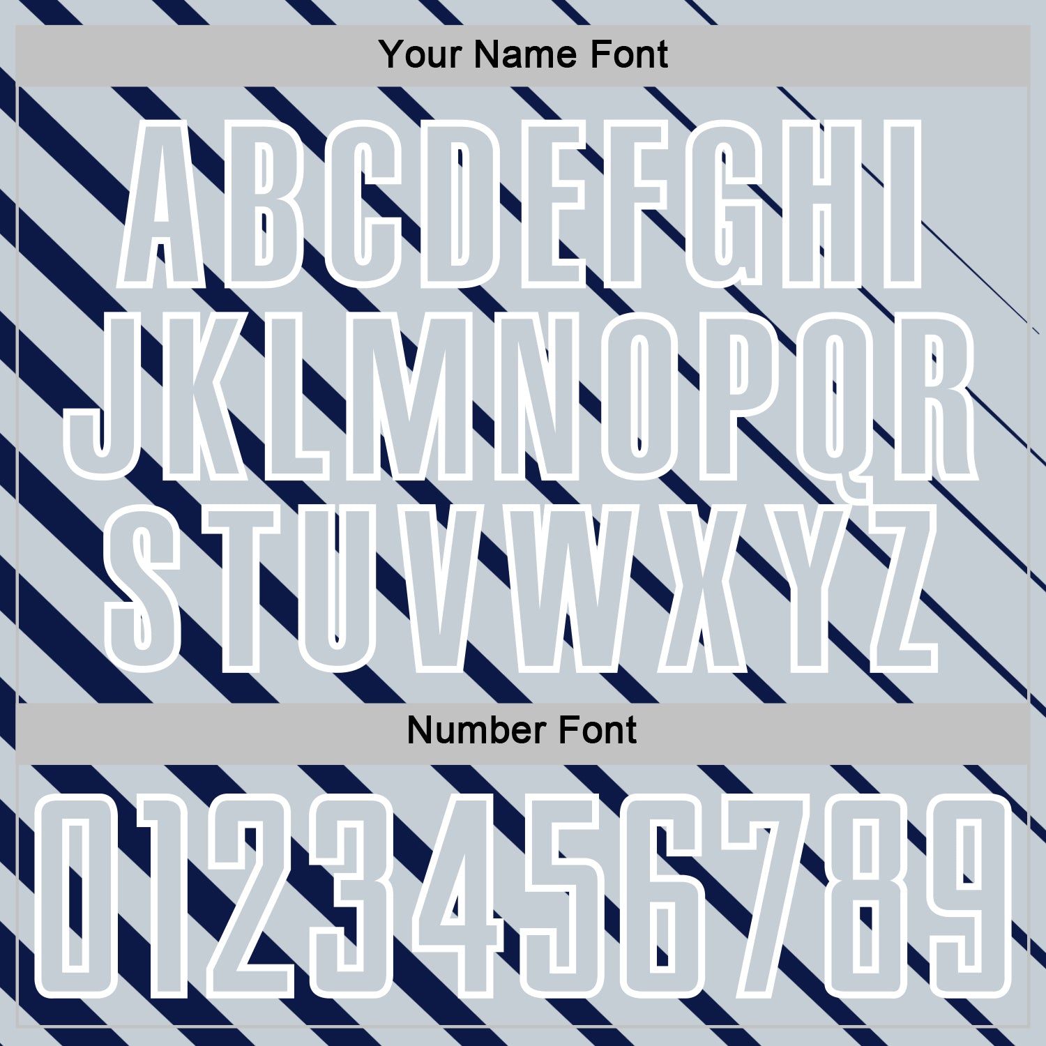 Custom Navy Silver-White Lines Sublimation Soccer Uniform Jersey