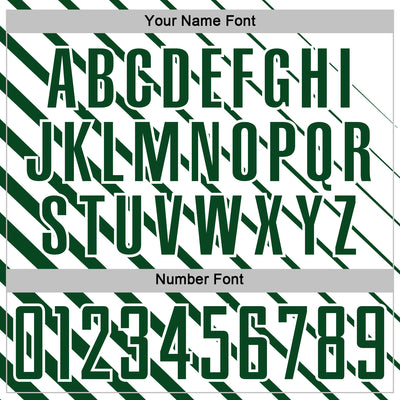 Custom Green White Lines Sublimation Soccer Uniform Jersey