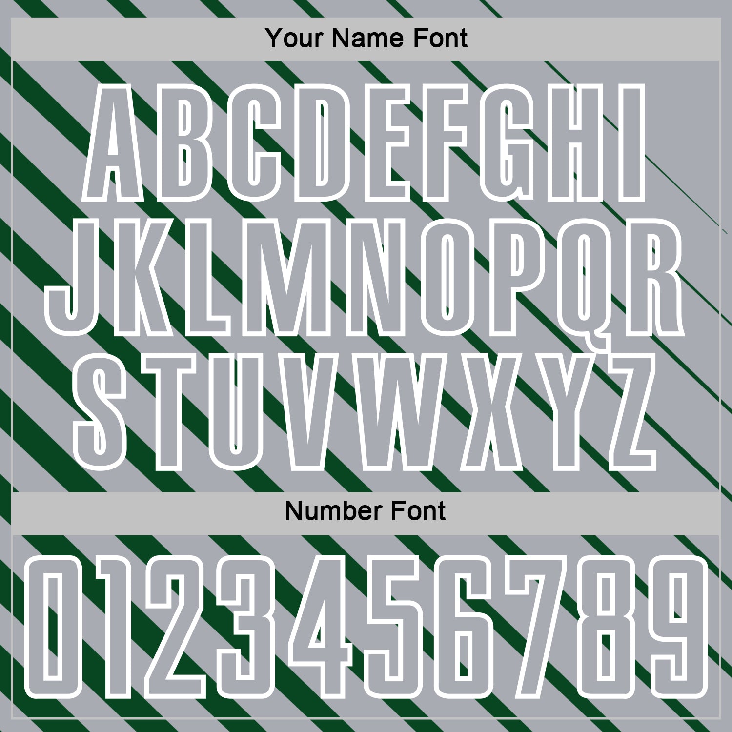 Custom Green Gray-White Lines Sublimation Soccer Uniform Jersey