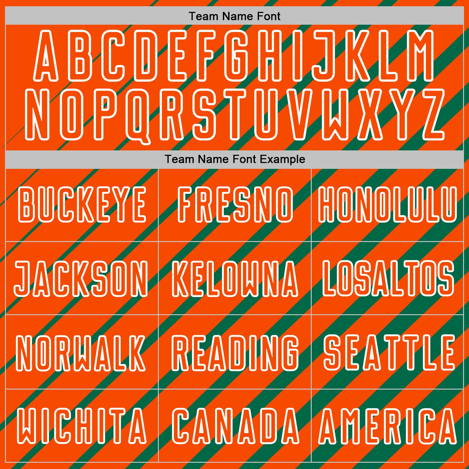 Custom Kelly Green Orange-White Lines Sublimation Soccer Uniform Jersey