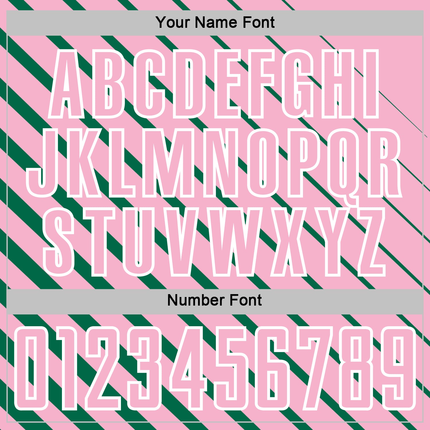 Custom Kelly Green Light Pink-White Lines Sublimation Soccer Uniform Jersey