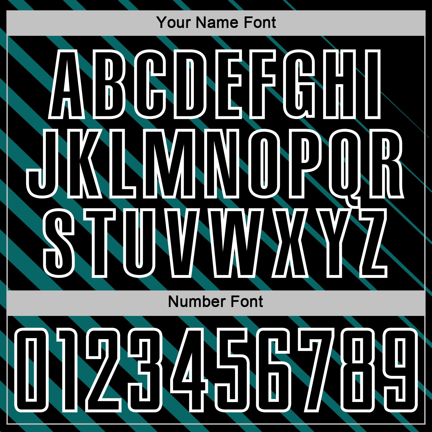 Custom Teal Black-White Lines Sublimation Soccer Uniform Jersey