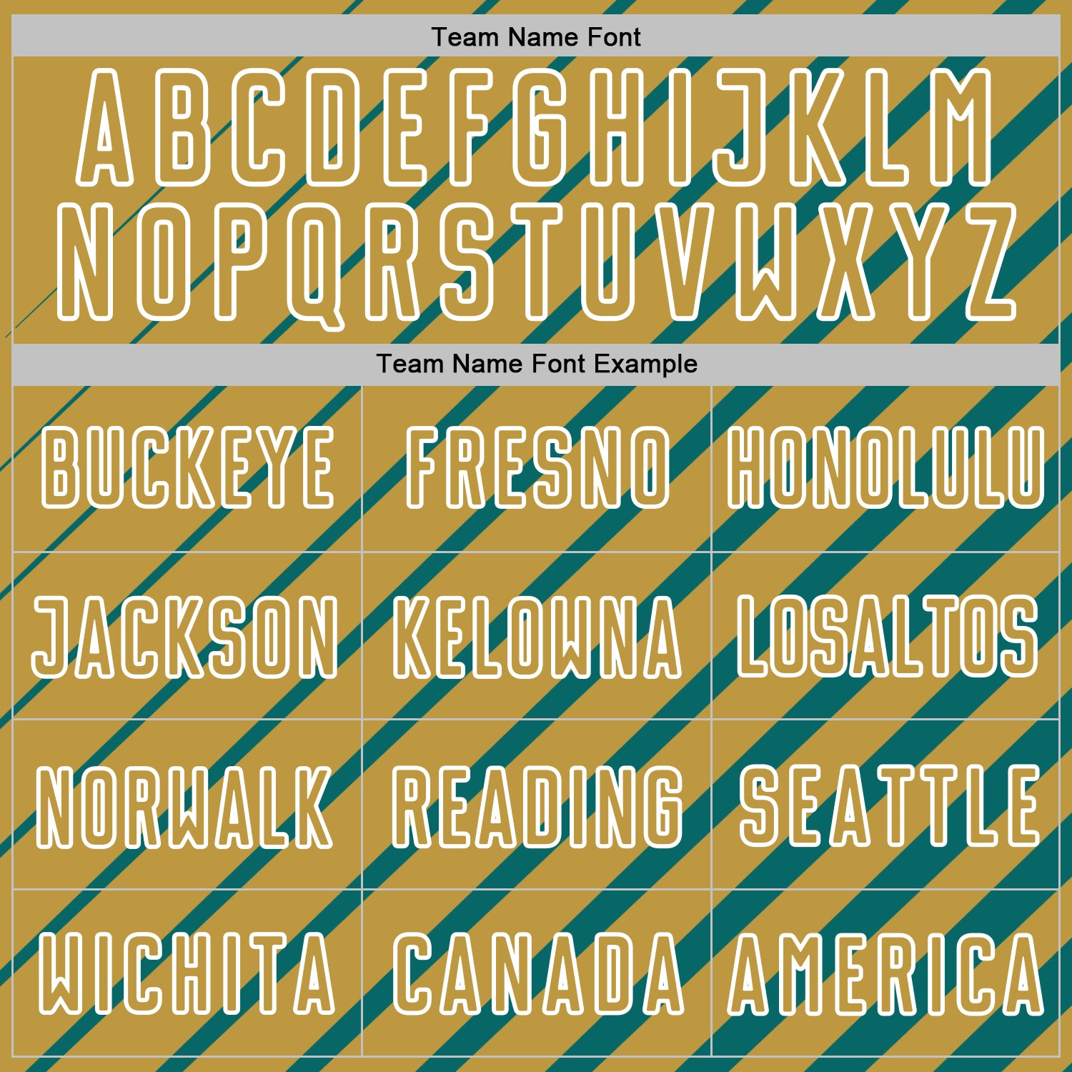 Custom Teal Old Gold-White Lines Sublimation Soccer Uniform Jersey