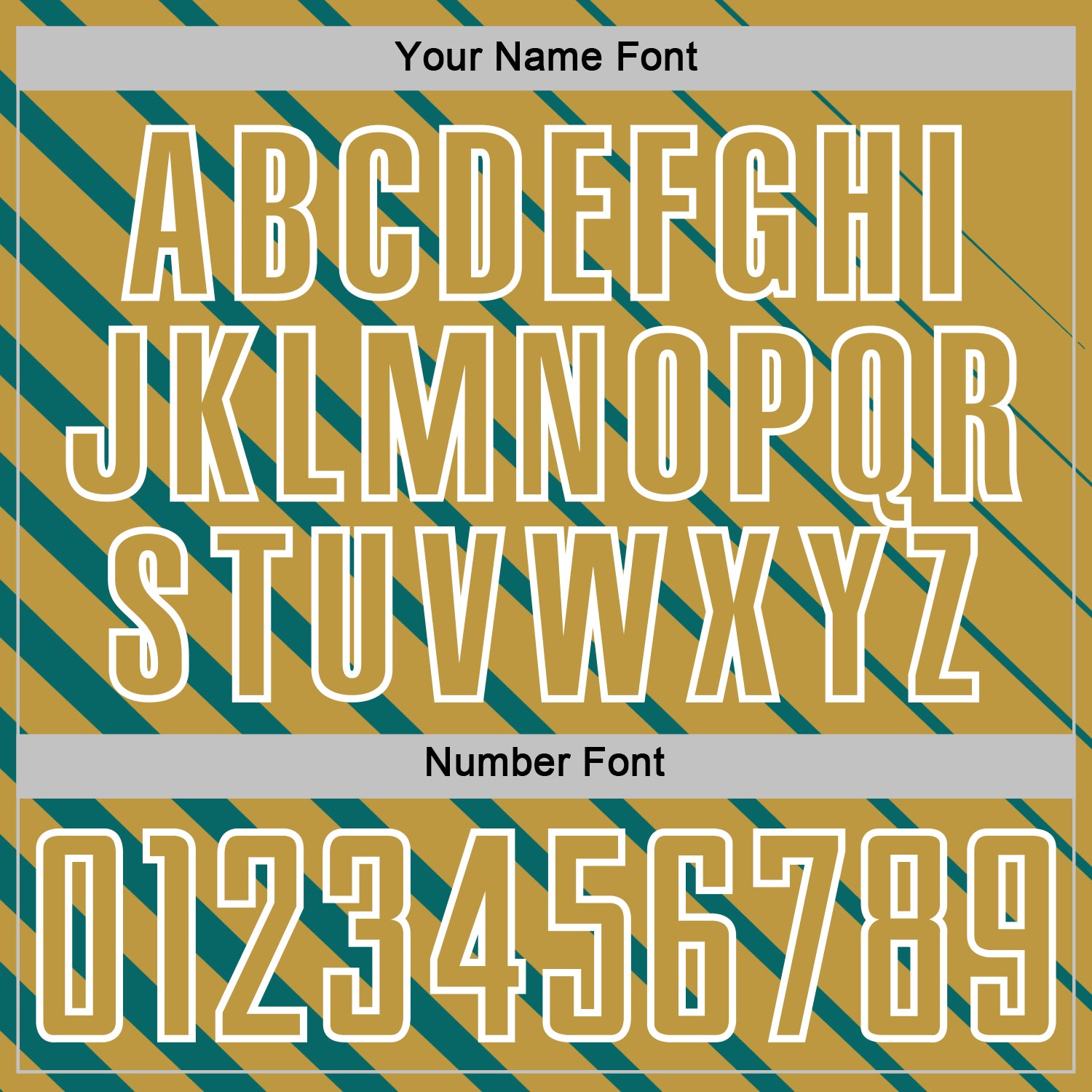 Custom Teal Old Gold-White Lines Sublimation Soccer Uniform Jersey