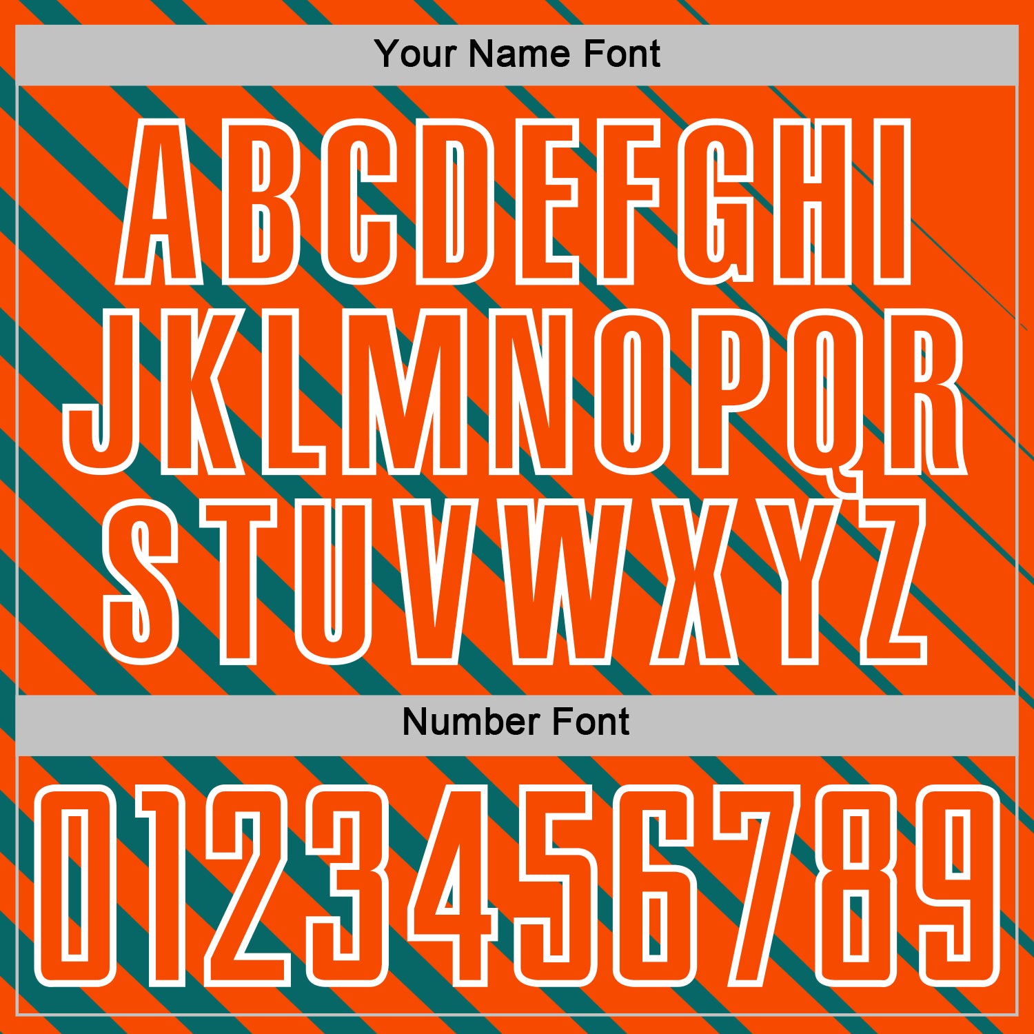 Custom Teal Orange-White Lines Sublimation Soccer Uniform Jersey