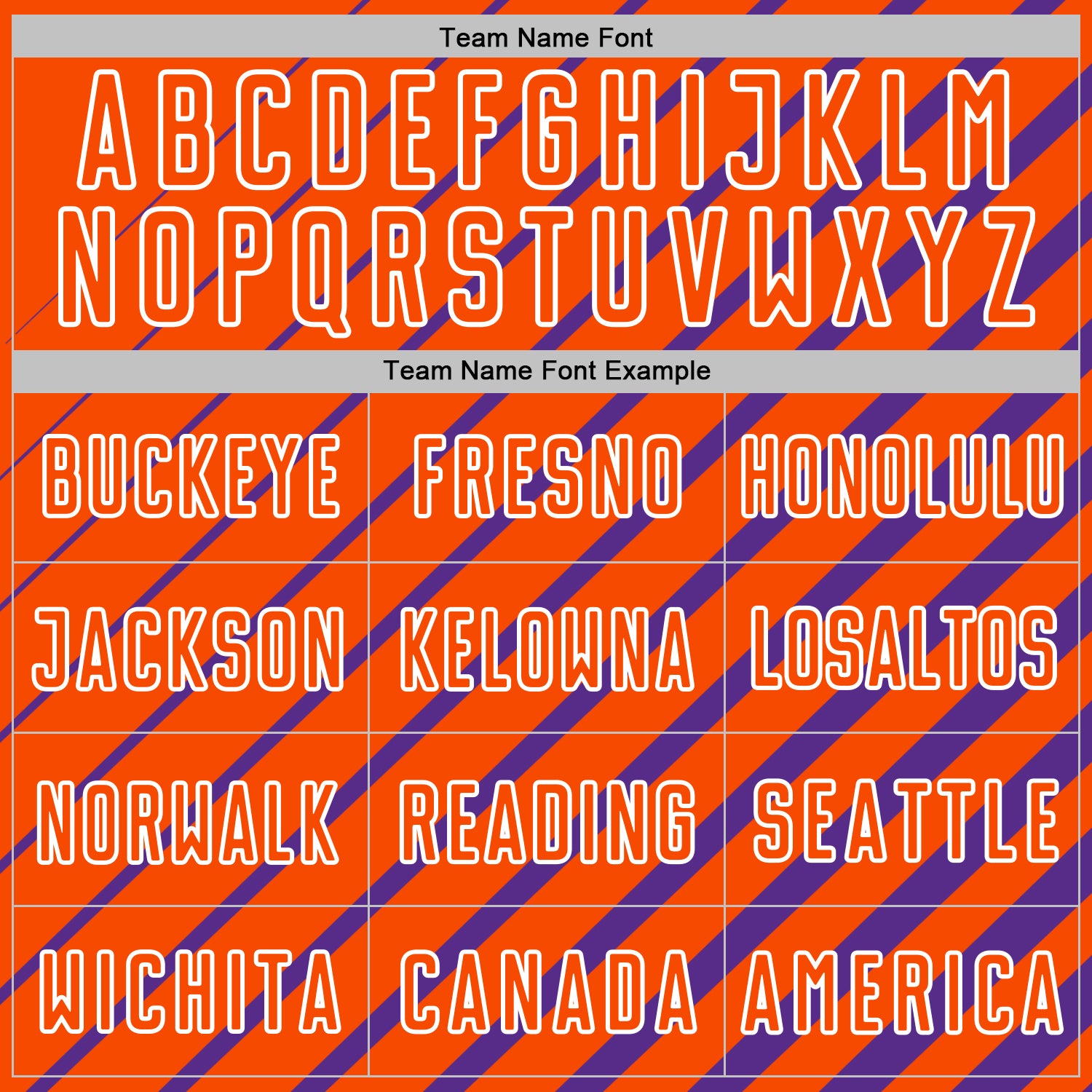 Custom Purple Orange-White Lines Sublimation Soccer Uniform Jersey