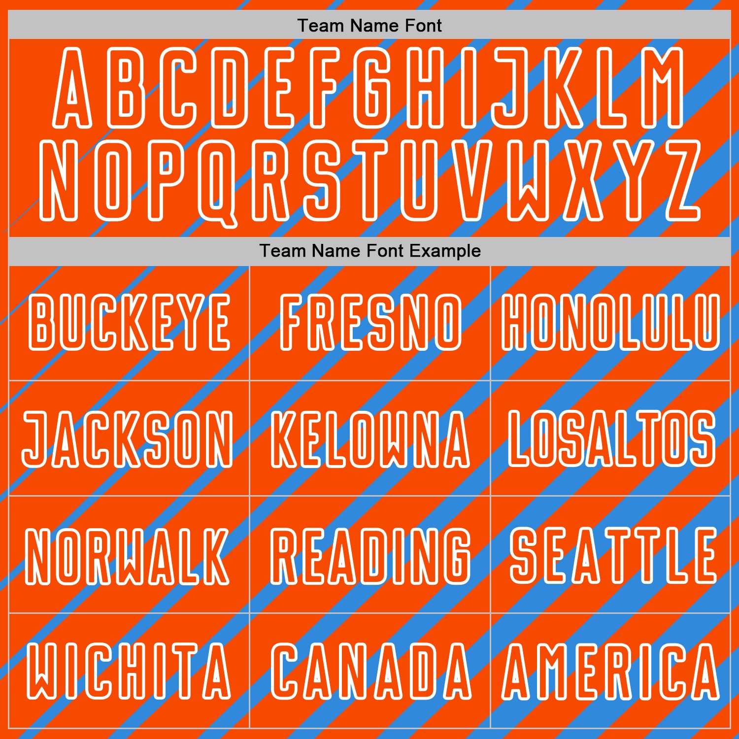 Custom Powder Blue Orange-White Lines Sublimation Soccer Uniform Jersey