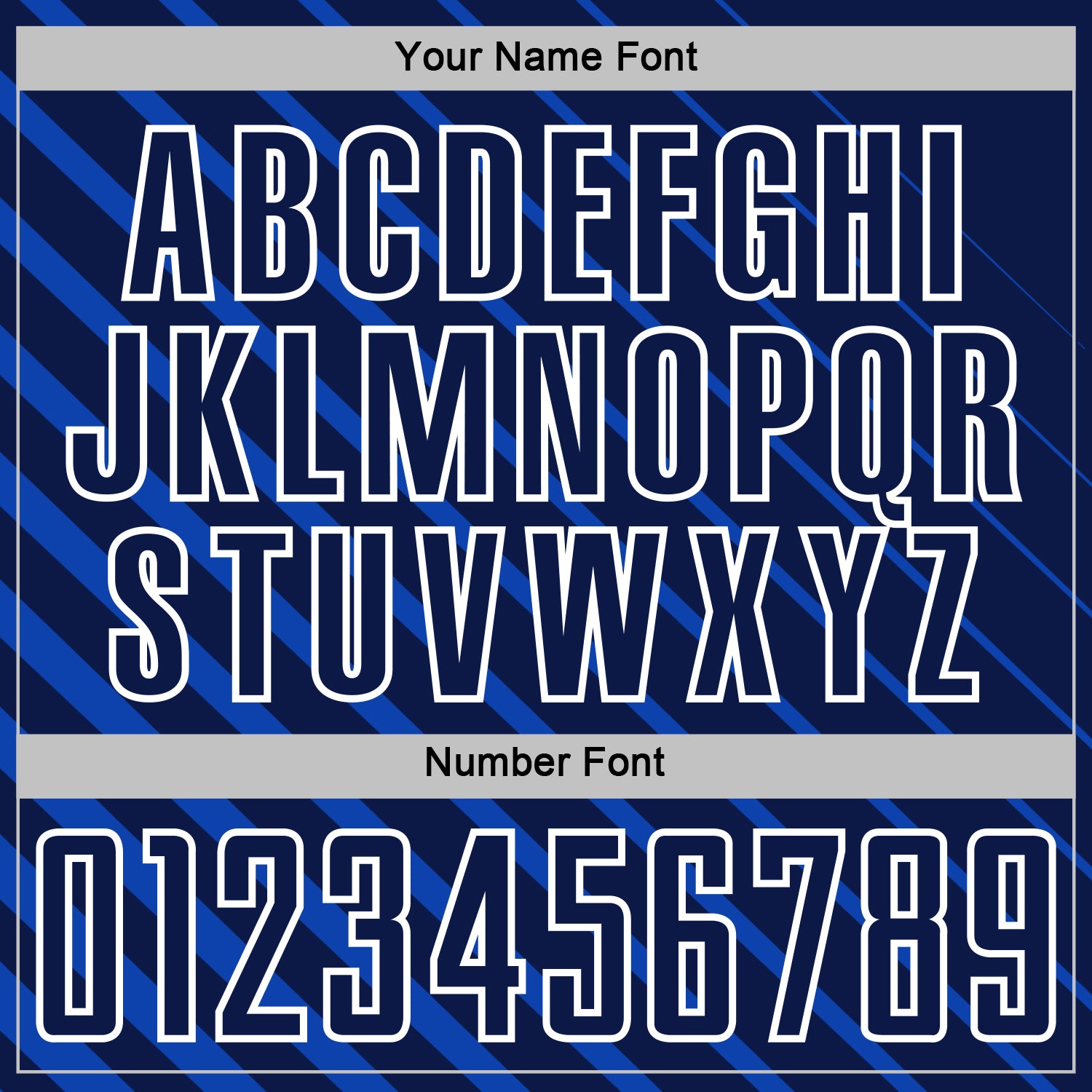 Custom Thunder Blue Navy-White Lines Sublimation Soccer Uniform Jersey