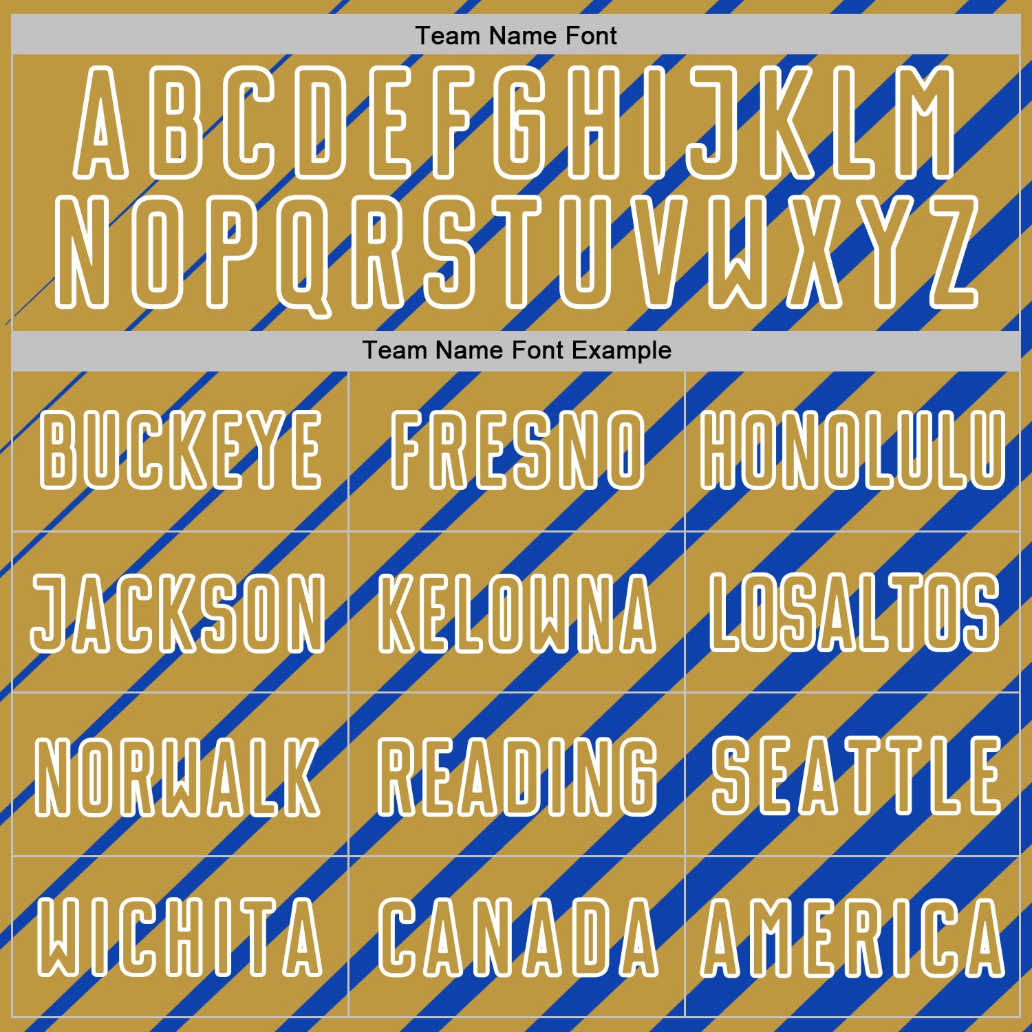 Custom Thunder Blue Old Gold-White Lines Sublimation Soccer Uniform Jersey