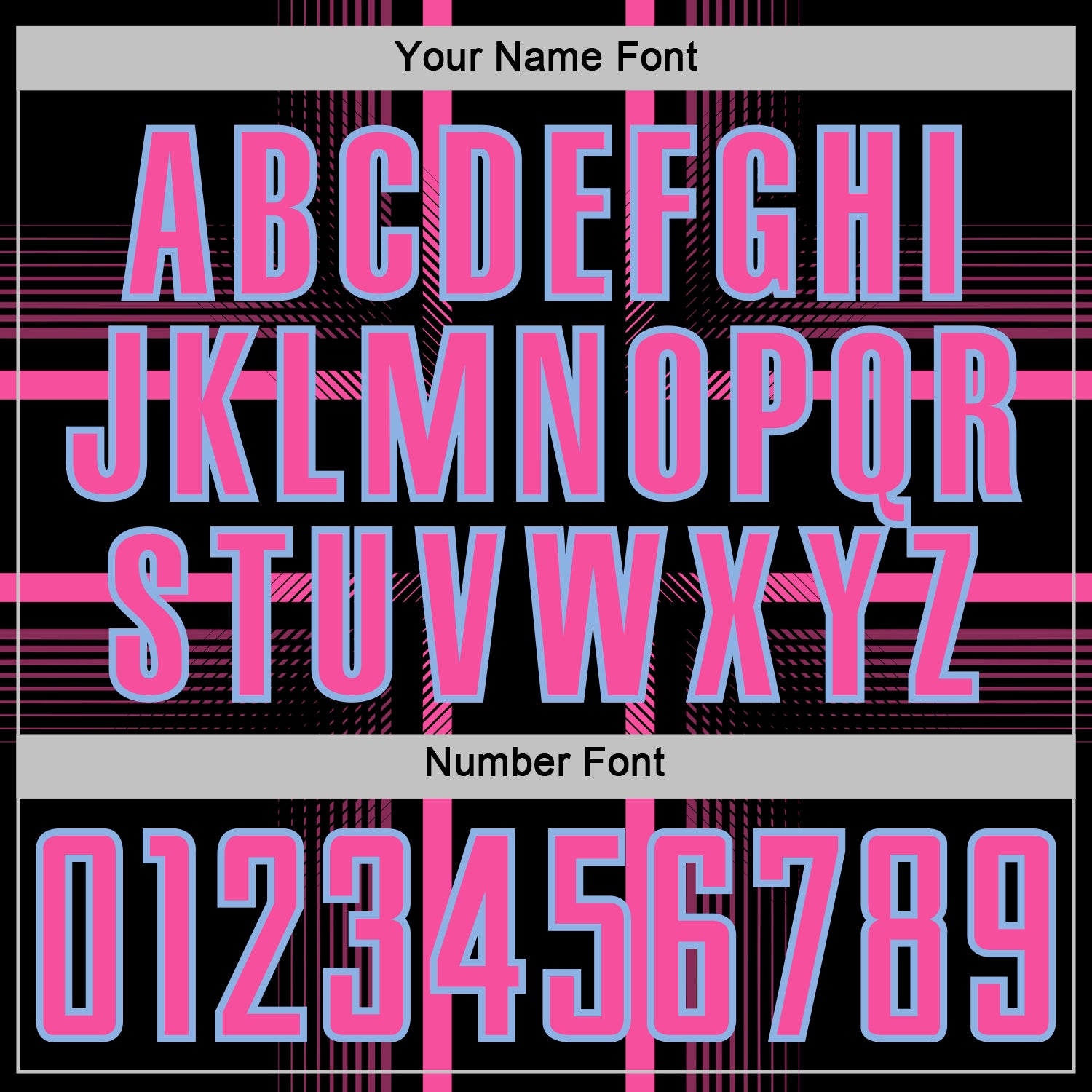 Custom Black Pink-Light Blue Lines Sublimation Soccer Uniform Jersey