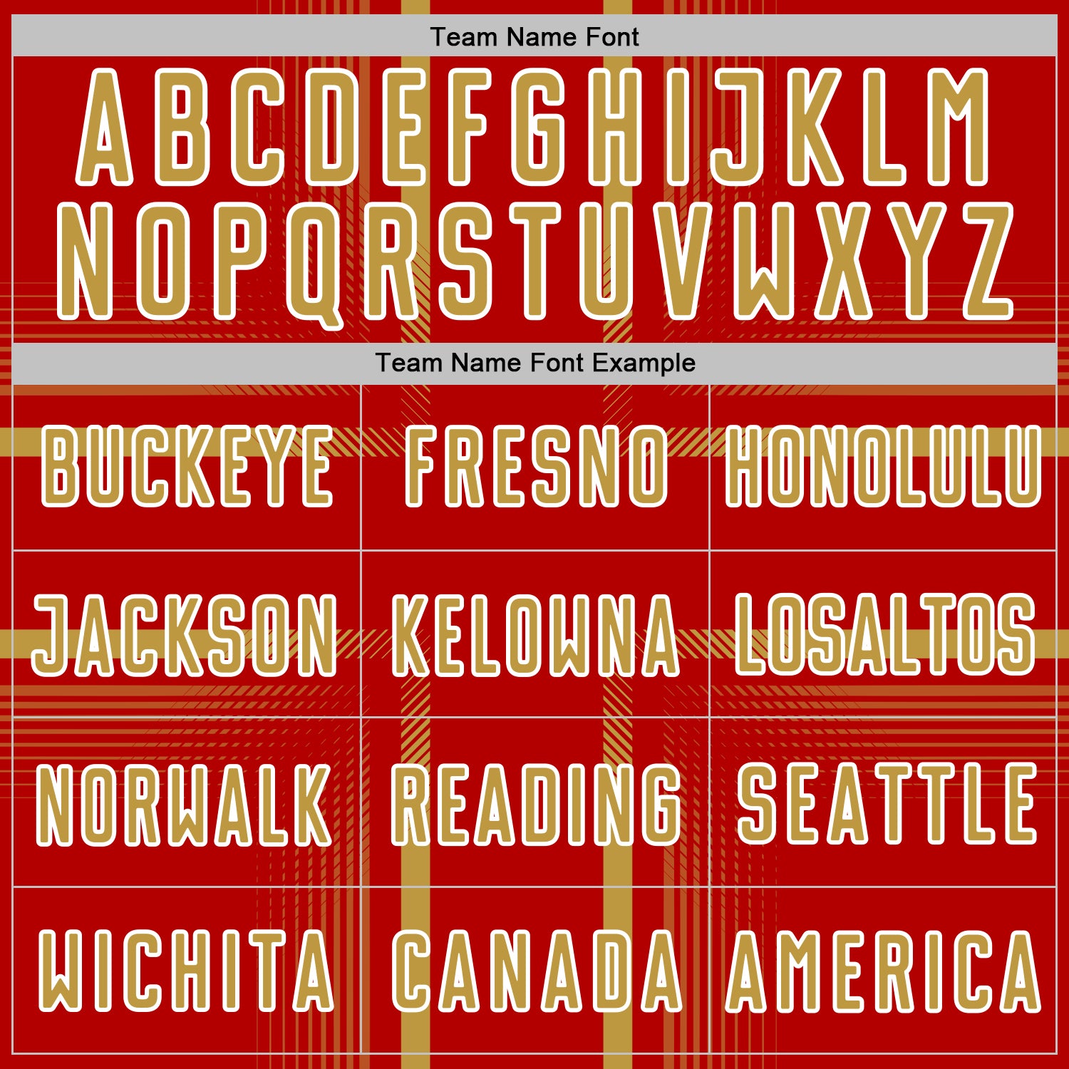 Custom Red Old Gold-White Lines Sublimation Soccer Uniform Jersey