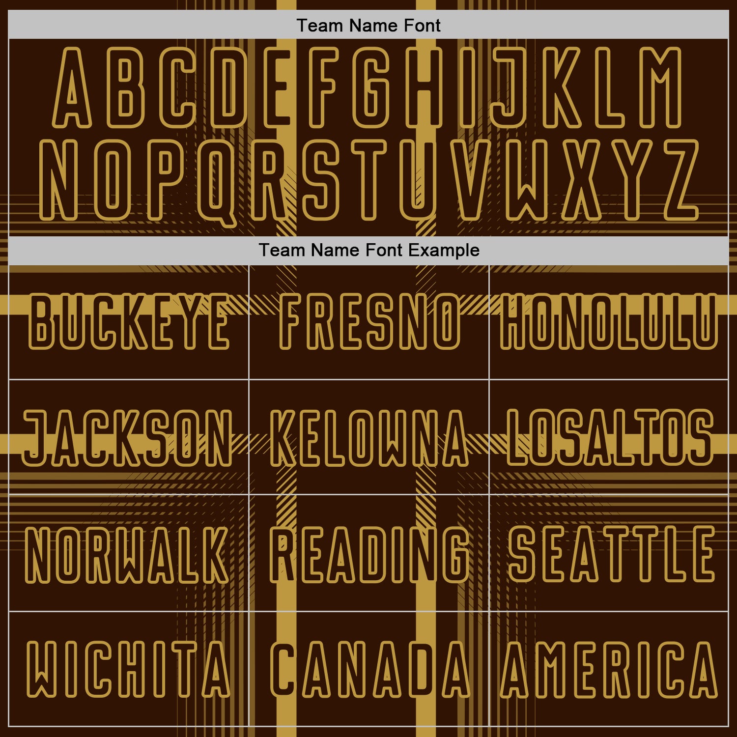 Custom Brown Old Gold Lines Sublimation Soccer Uniform Jersey