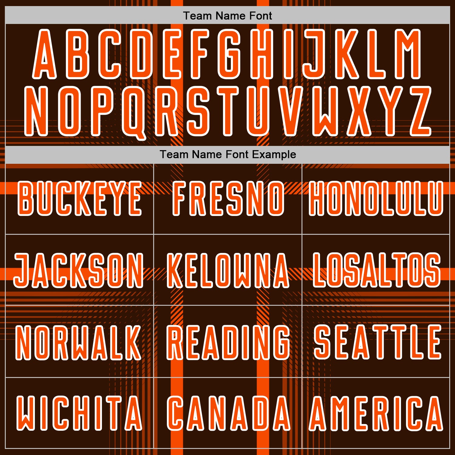 Custom Brown Orange-White Lines Sublimation Soccer Uniform Jersey